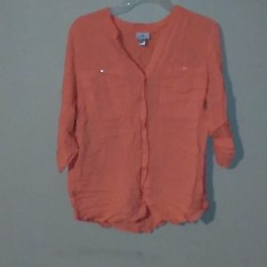 Worthington Long Sleeve Button Up